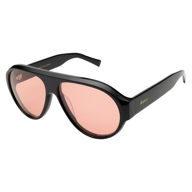 Telluride Sunglasses side view in Black / Sunset