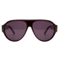 Front view of Telluride Sunglasses in Bordeaux/Grey