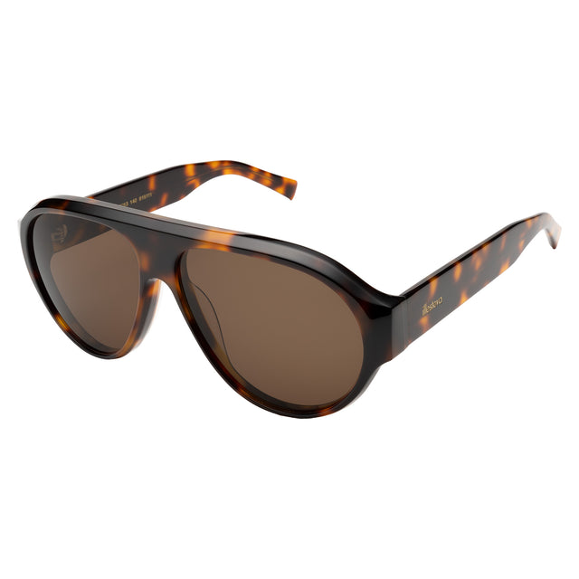 Telluride Sunglasses side view in Havana / Brown