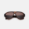 Front view of Telluride Sunglasses in Havana/Brown