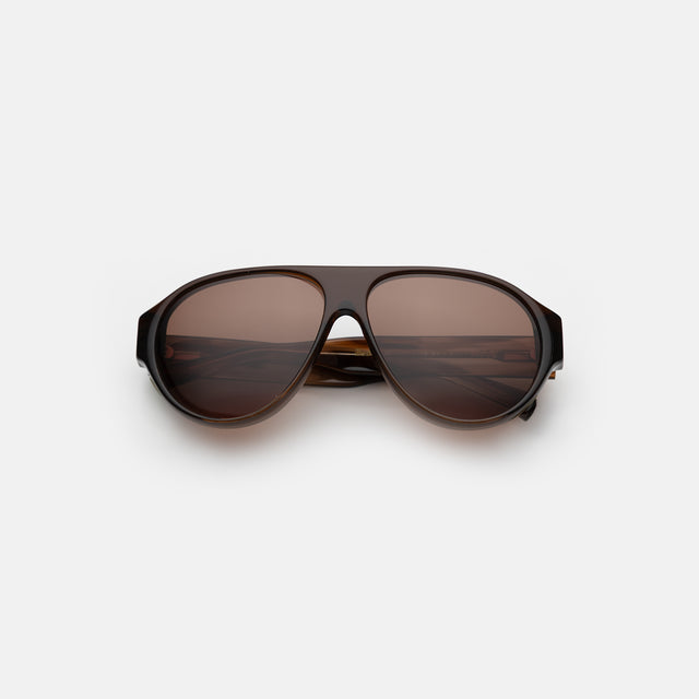 Telluride Sunglasses side view in Kohl / Brown