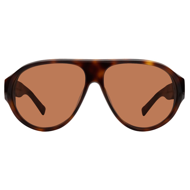 Telluride Sunglasses front view in Mahogany with Desert