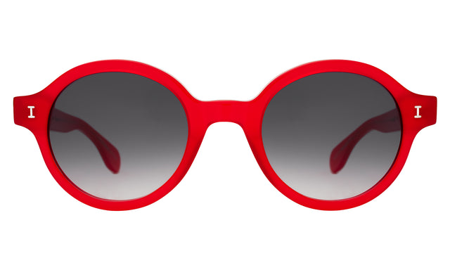 The Met x illesteva Sunglasses in Red with Grey Gradient