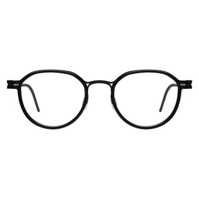 Tompkins Titanium Optical front view in Black/Matte Black Optical