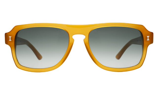 Trancoso Sunglasses in Honey with Olive Gradient