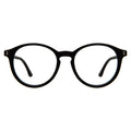 Front view of Twain Optical in Black/Optical