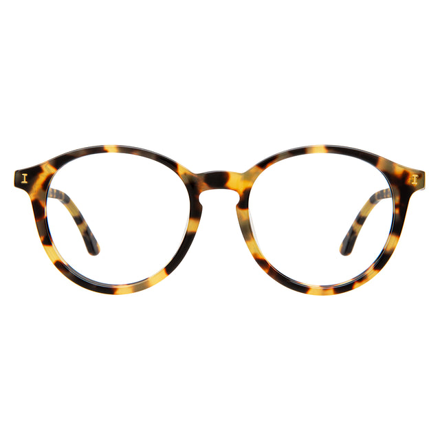 Twain Optical front view in Tortoise Optical