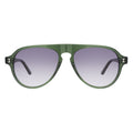 Front view of Vanderbilt Sunglasses in Pine/Grey Gradient