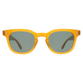 Front view of Veneto Sunglasses in Honey/Olive Flat