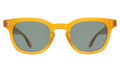 Front view of Veneto Sunglasses in Honey/Olive Flat