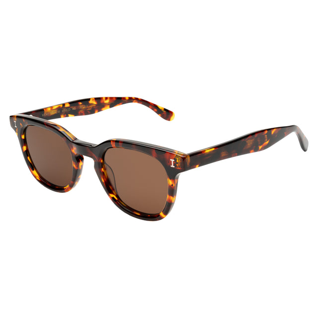 Veneto Sunglasses side view in Star Tortoise / Brown Flat