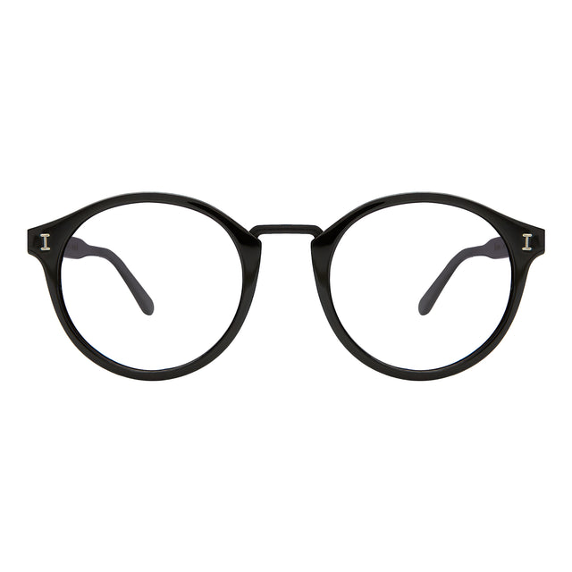 Village Optical front view in Black/Matte Black Optical