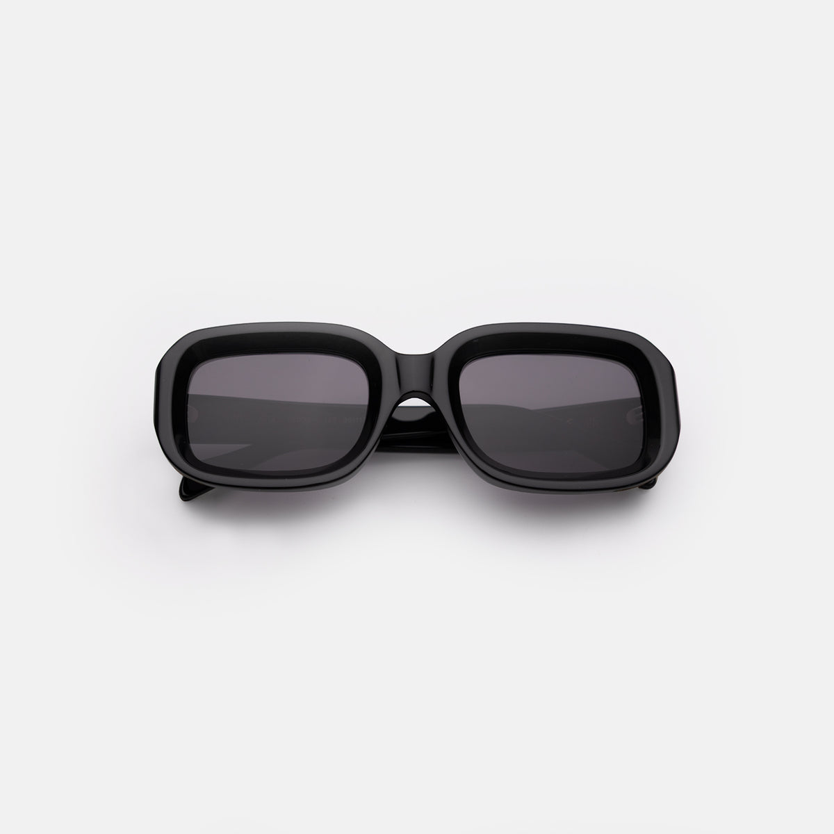 Vinyl Sunglasses in Black with Grey lenses