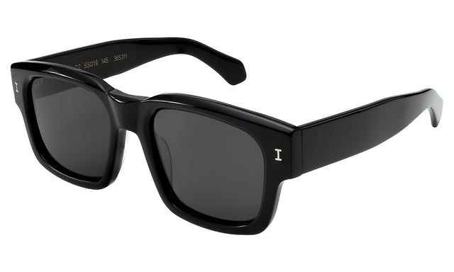 Vito Sunglasses Side Profile in Black / Grey