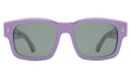 Front view of Vito Sunglasses in Lavender/Olive