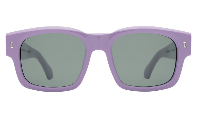 Vito Sunglasses front view in Lavender with Olive