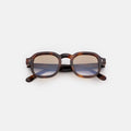 Front view of Washington Sunglasses in Havana/Taupe Flat Gradient