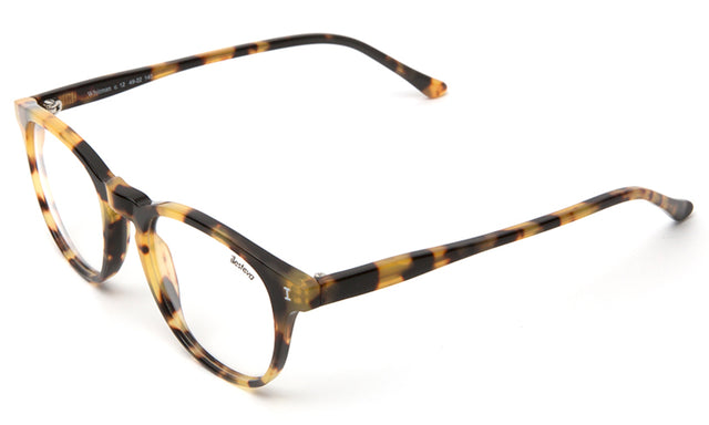 Whitman Optical side view in Tortoise Optical