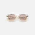 Front view of Will Sunglasses in Champagne/Taupe Gradient