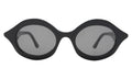 Front view of Willow Sunglasses in Black/Grey