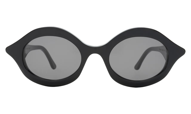 Willow Sunglasses front view in Black with Grey