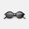 Front view of Willow Sunglasses in Black/Grey