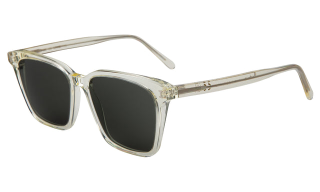 Asheville Sunglasses Side Profile in Champagne / Olive