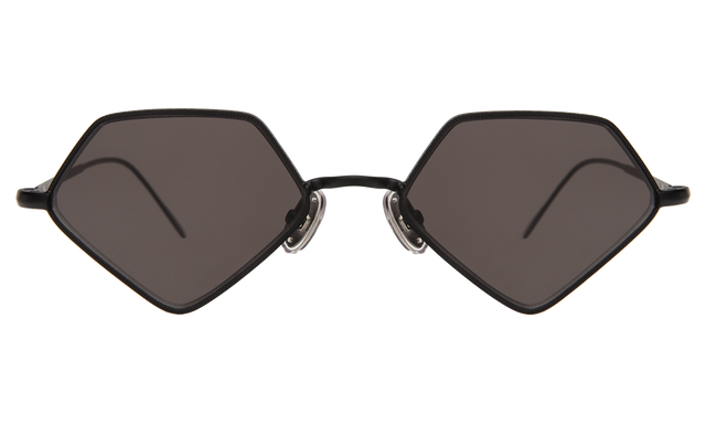 Beak 53 Sunglasses in Matte Black Grey Flat