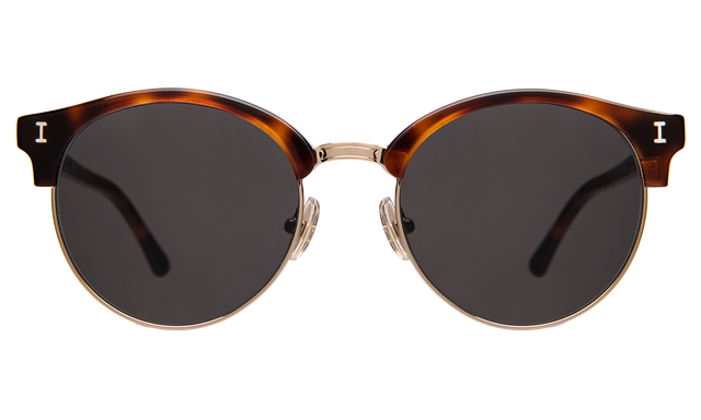 Benson Sunglasses in Havana Gold with Grey