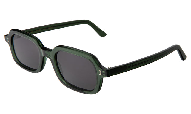 Berlin Sunglasses side view in Pine / Grey