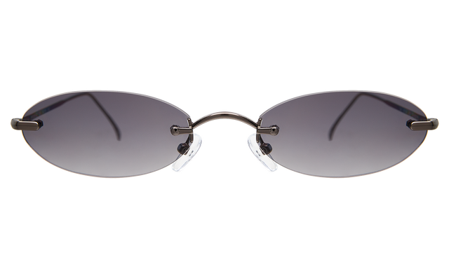 Brisbane Sunglasses in Gunmetal with Grey Gradient