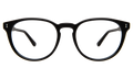 Front view of Bristol 52 Optical in Black/Optical