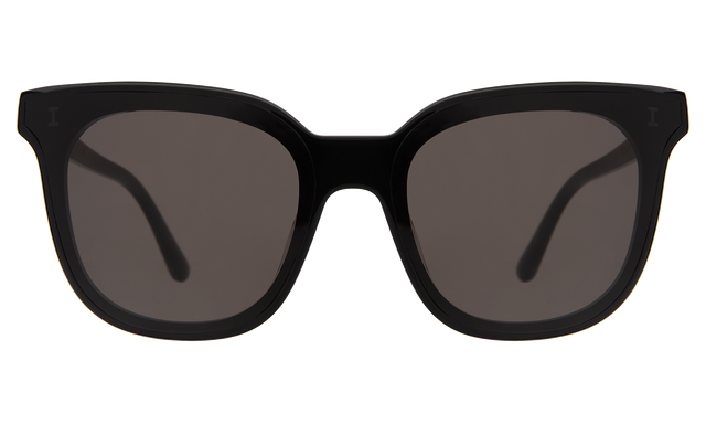 Camille 64 Sunglasses in Black with Grey Flat