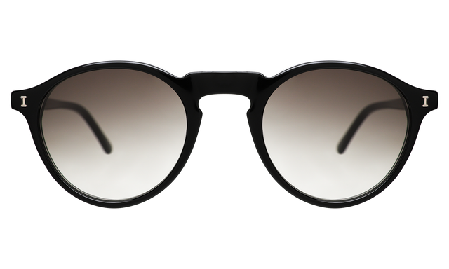 Capri Sunglasses in Black with Olive Gradient