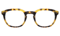 Front view of David Optical in Tortoise/Optical