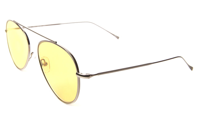  Dorchester Sunglasses side view in Gunmetal Honey Flat See Through