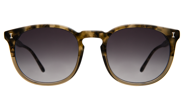 Eldridge 56 Sunglasses in Kale Grey Flat Gradient
