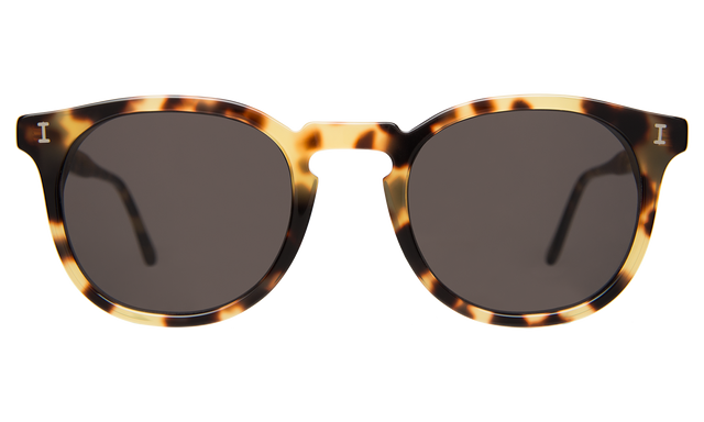 Eldridge 48 Sunglasses in Tortoise with Grey Flat