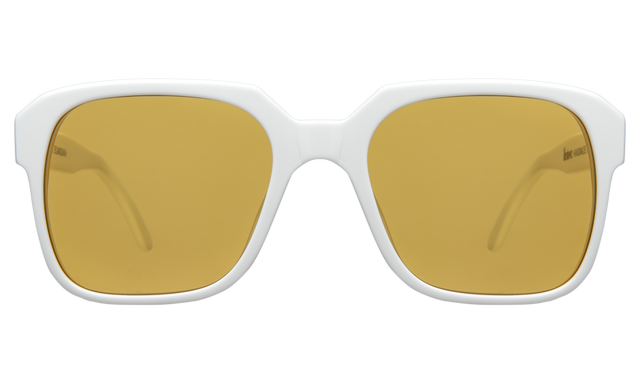 Felix Sunglasses in White Honey See Through