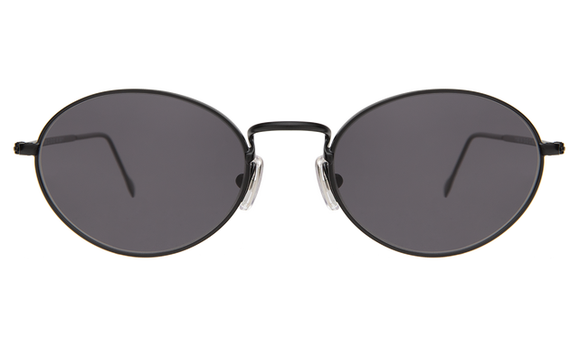 Georgetown Sunglasses in Matte Black Grey Flat