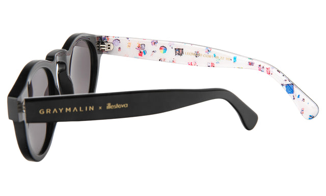 Gray Malin x illesteva Sunglasses Side Profile in The Beach Leonard / Grey