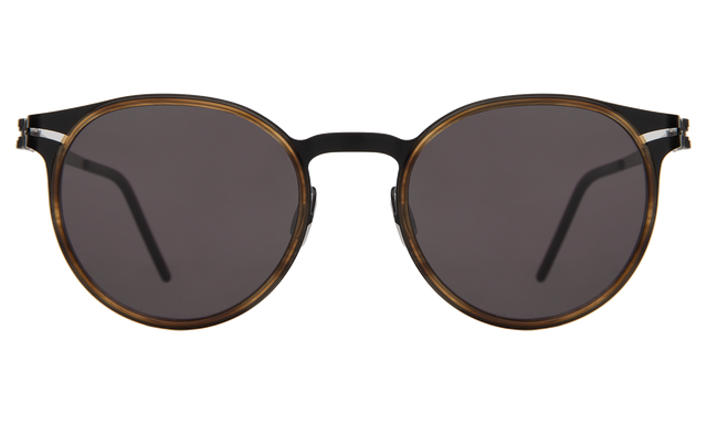 Great Jones Titanium Sunglasses in Scotch/Matte Black Grey