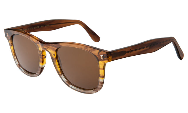 James Sunglasses Side Profile in Golden Cedar / Brown