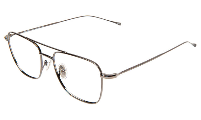 Lafayette Optical side view in Gunmetal Optical