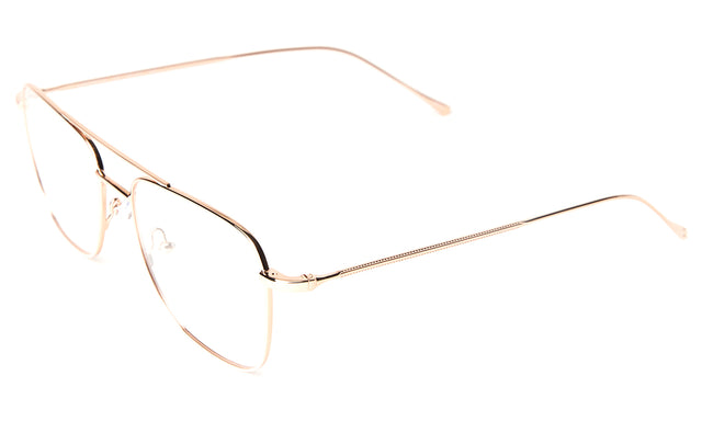 Lafayette Optical side view in Rose Gold Optical