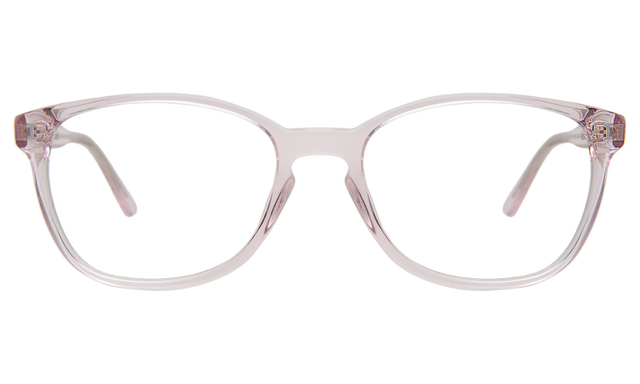 Leeds Optical front view in Peony Optical