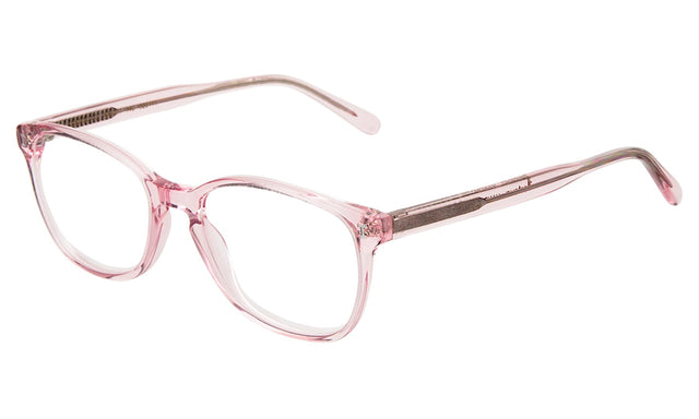 Leeds Optical side view in Peony Optical