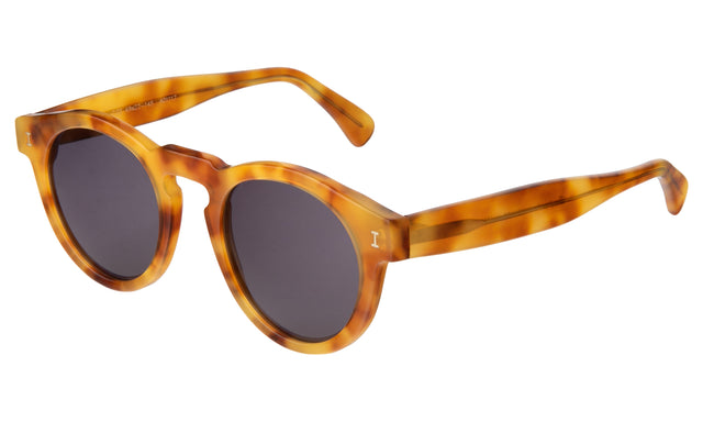 Leonard Sunglasses Side Profile in Amber / Grey