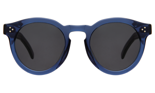 Leonard II E Sunglasses front view in Cobalt Grey