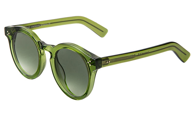 Leonard II E Sunglasses side view in Hunter Olive Gradient